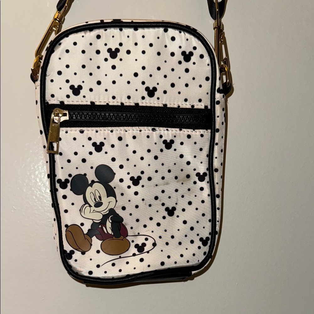 Disney Black and White Mickey Mouse Crossbody Bag